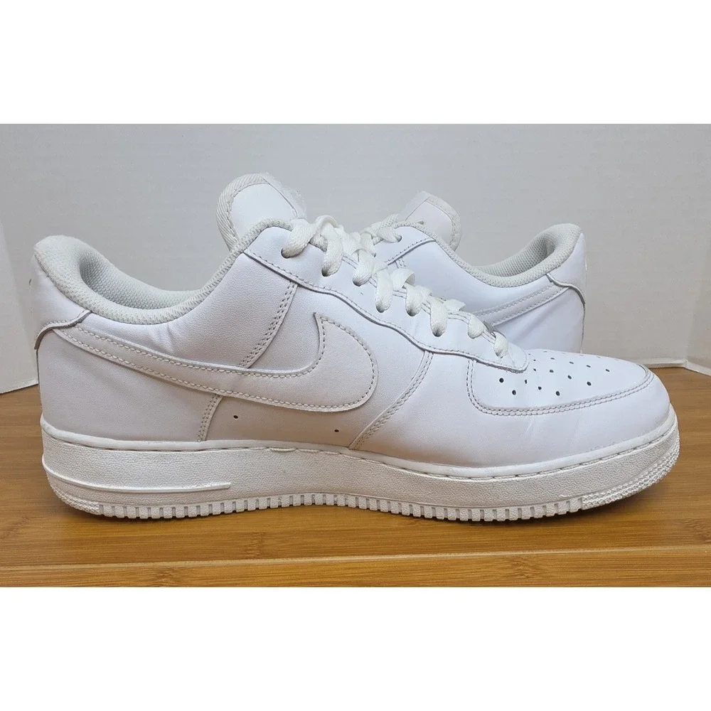 Nike Air Force 1 Low Shoes Mens Size 13 White Low Top Sneakers 315122-111